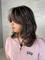 トゥイン 八王子(TWIN) ハイライトデザインカラーブリーチダブルカラー白髪ぼかし八王子