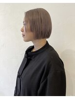 ファヴォリ(favori)&nbsp;【favori 自由が丘】ミニボブ　ステップカット　ベージュカラー