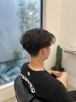 ヘアルームキムラ(HAIR ROOM KIMURA)&nbsp;メンズツーブロックシャドウパーマアップバングフェードツイスパ