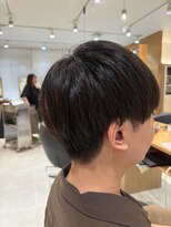 ストーリアエフ 郷東店(storia.f) 丸み残したスッキリメンズショート