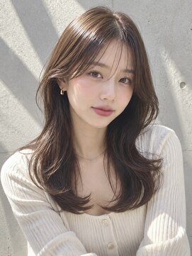 ノア 三宮店(NOA) 【NOA】ロングレイヤー顔まわりレイヤーシースルーバング