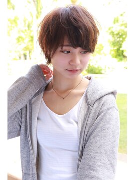 カライングドゥ(ing deux) 20代30代40代大人可愛いひし形丸みショート黒髪