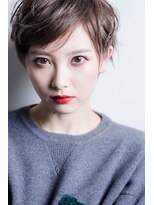 ミエルヘアービジュー(miel hair bijoux)&nbsp;耳かけグレージュショート【miel hair bijoux】