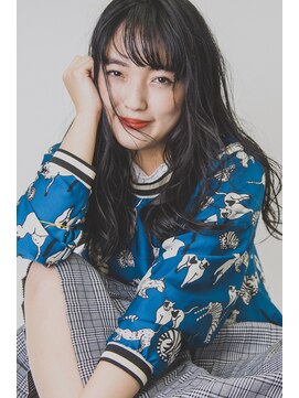 ボタンヘアー 日吉(BoTaN HAIR) セミウェットな質感でリラクシーロング