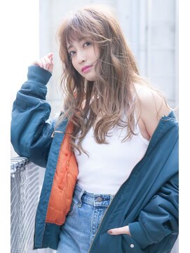 オースティン 錦糸町(AUSTIN) 『AUSTIN銀糸町』無造作カール×イルミナカラーハイライトロング