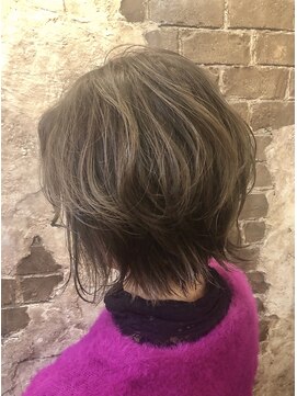 マギーヘア(magiy hair) [meyou]スペシャル3Dハイライト　ボブウルフ