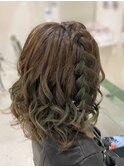 ERIstyle☆編み込みダウンスタイル