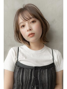 ハバナ 新宿(HAVANA) 20代30代/大人かわいい小顔ひし形ボブ/インナーカラー