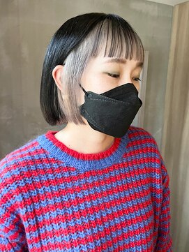 トゥ(to) 【インナーカラー】モノトーングレージュ,マロンベージュ