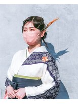 ノード(NODO)&nbsp;【卒業式】フィンガーウェーブのアップスタイル