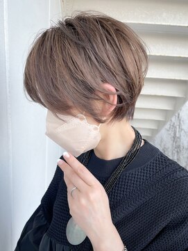 ルーファス 恵比寿 渋谷(Ruufus) 40代白髪ぼかしハイライトショート【Ruufus恵比寿渋谷】