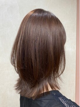 カームバイリコ 学芸大学(calm by liko) 美髪/大人かわいい/こなれミディ/サンドベージュ[学芸大学]