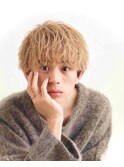 #マッシュウルフ　波巻きスパイラル　渋谷/メンズパーマ