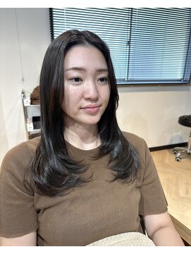 ラフィネ 成増店(raffine) 【 raffine 君島 】顔まわりレイヤーカット/髪質改善/成増