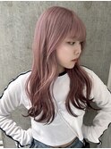【ピンク×ブラック】ブリーチデザインカラー