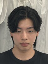 バース 梅田中崎町店(BIRTH)&nbsp;ニュアンスパーマセンターパート韓国フェザーパーマメンズパーマ