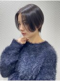 ハンサムショート前下がり