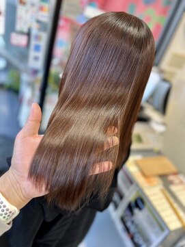 美容室 ケン(KEN) 縮毛矯正+髪質改善トリートメントでサラサラ