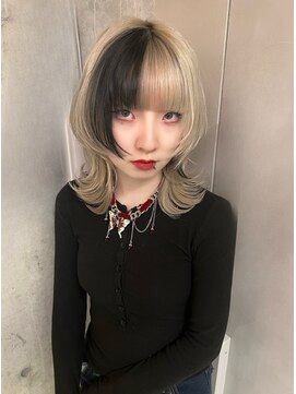 ソル ジングウマエ(SOL JINGUMAE) ウルフ×ブロックカラー