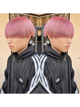 髪屋 紬 メンズ/メンズカット/メンズカラー/ピンクベージュ