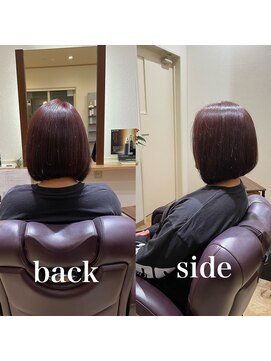 マハロ ヘアー(Mahalo Hair) 前下がりボブ