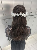 【新宿駅/新宿三丁目/ヘアセット/ハーフアップ】