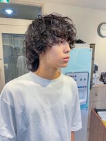 キャンバス バイ ネオリーブ 横浜西口(Canvas by neo.)&nbsp;横浜★メンズウルフのスパイラルパーマ