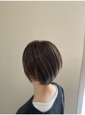 透明感ハイライトショート！