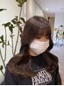 【rin限定】顔周りカット＋透明感カラー＋トリートメント￥13000→￥10000