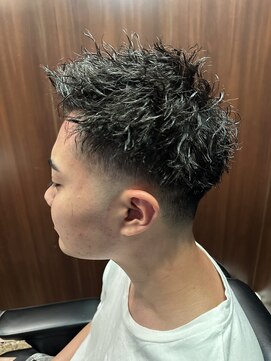 ヒロギンザ 新橋日比谷口店(HIRO GINZA) スキンフェード　ツイストパーマスタイル