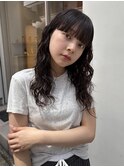 抜け感ナチュラルロングパーマ