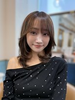 ロンドアベニール 北千住(Lond avenir)&nbsp;暗めカラー/ボブ顔周り/前髪/レイヤー/髪質改善/縮毛矯正/北千住