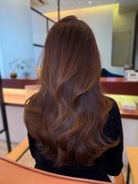 マーリャヘアー(mallia hair) 大人可愛い艶髪秋色カラーくすみベージュくびれロングレイヤー
