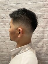 グレイスフル バーバープラチナム 六本木店(Graceful Barber platinum)&nbsp;スキンフェード×束感ソフトモヒカンショート