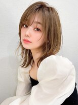 エイミーバイアフロートザガーデン 浦和店(amie by afloat the garden)&nbsp;顔周りの後れ毛がかわいいシャギーレイヤー【浦和】