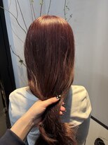 ヌープヘアーアイス(NUUP.hair ici) ★ブリーチなしダブルカラーオレンジピンクラベンダー春カラー