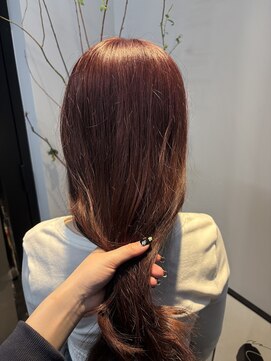 ヌープヘアーアイス(NUUP.hair ici) ★ブリーチなしダブルカラーオレンジピンクラベンダー春カラー