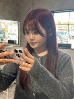 アリュメ 三重鈴鹿店(allum)&nbsp;ワンカラー/レッド/ブリーチなしダブルカラー/鈴鹿/白子