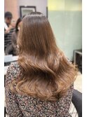 コテ巻きパーマデジタルパーマロングロングパーマレイヤーカット