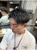 アップバングショート