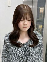 Valone Tokyo レイヤーカット/韓国ヘア/髪質改善【12/1NEW OPEN（予定）】&nbsp;ba16556_ヘーゼルブラウン韓国ロング髪質改善レイヤーカット艶髪