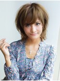 《AFLOATディル裕二朗》大人、ミセスのナチュラルウルフパーマ