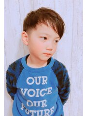 キッズカット男の子☆前髪アシメ☆