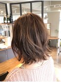 and girl ゆるふわボブ