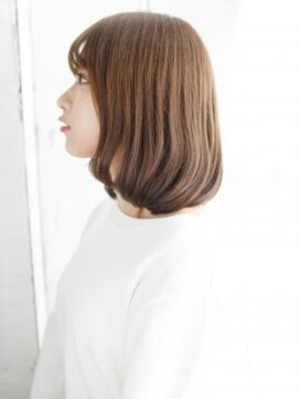 ナル 白山神社参道通り店(nalu) 厚め前髪のワンカールボブスタイル