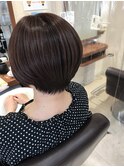 丸みショートボブ