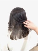 【高田馬場/aoba】インナーカラーグレーパール