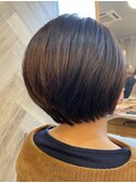 骨格補正ショートボブ