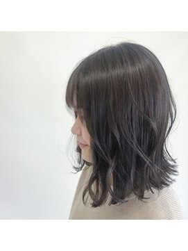 ヘアーサロン リベット(hair salon Libett) 【☆】韓国前下がりワンレンボブ/マロンベージュ/くすみベージュ