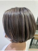 白髪ぼかしグレージュカラー